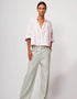 Dutchess gauche blouse light pink